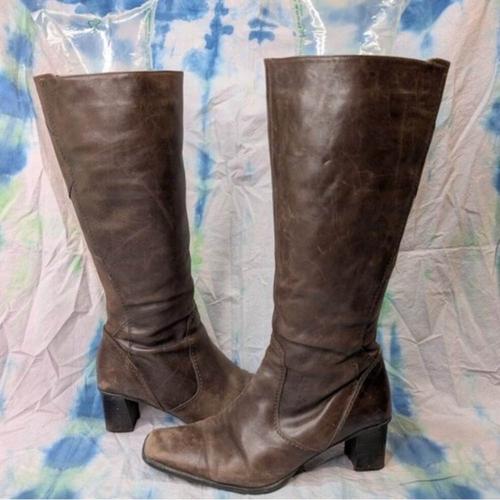 Brown Leather Boots